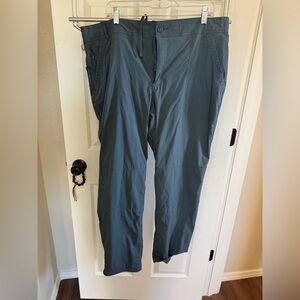 REI Women’s Blue Grey Fleece Lined Outdoor Pants